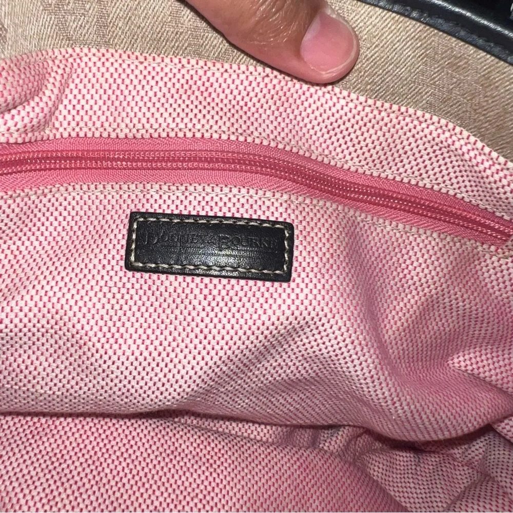 Dooney & Bourke Beige Canvas Shoulder Bag with Black Trim - Picture 10 of 12